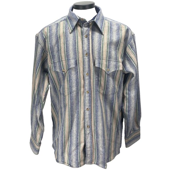 Pendleton Men's Shirt Size XL Long Sleeve Button-Up Virgin Wool source Real Real - Picture 1 of 13